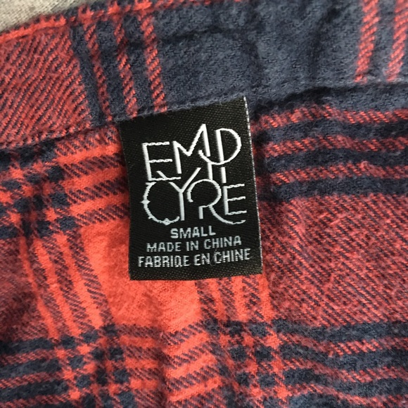 Empyre Hooded Button Up Shirt/Flannel - Picture 3 of 3